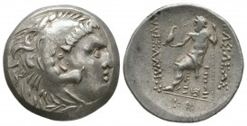 Celtic Iron Age Coins - Danubian Celts - Imitative Alexander III Tetradrachm
After 200 BC. Imitating Odessos mint issue. Obv: head of Herakles right,...