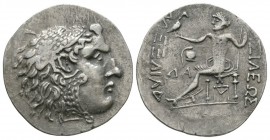 Celtic Iron Age Coins - Danubian Celts - Imitative Alexander III Tetradrachm
After 200 BC. Uncertain Celtic tribe of the lower Danube, imitating an i...