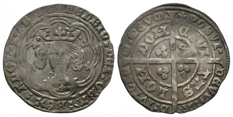 English Medieval Coins - Henry IV - Light Coinage Type II Eight-Arc Groat
1412-...