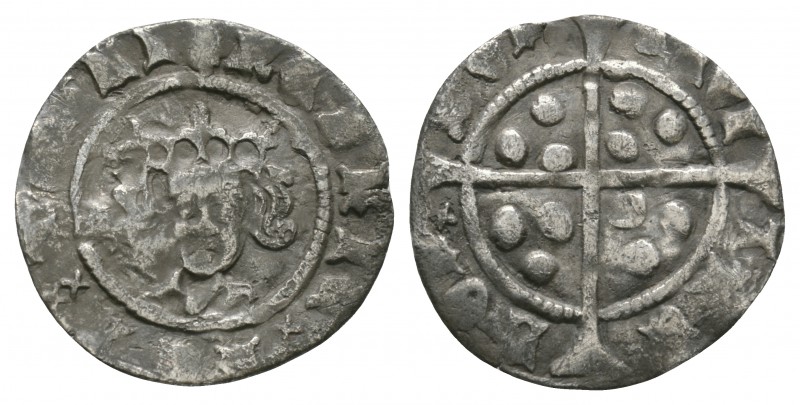 English Tudor Coins - Henry VII - London - Long Cross Penny
1485-1509 AD. Facin...