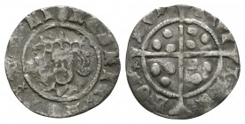 English Tudor Coins - Henry VII - London - Long Cross Penny
1485-1509 AD. Facing bust. Obv: facing bust with HENRIC REX ANGLI legend with 'lis upon h...