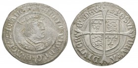 English Tudor Coins - Henry VIII - Profile Groat
1526-1529 AD. Bust B. Obv: profile bust with HENRIC VIII DI G AGL Z FRANC legend and 'rose' mintmark...