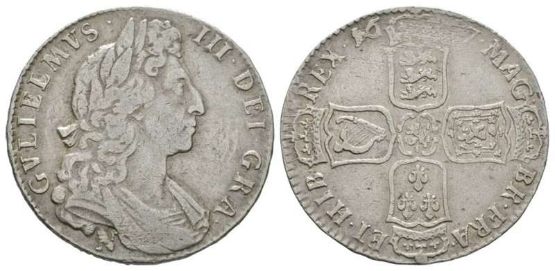 English Milled Coins - William III - Norwich - 1697 NONO - Halfcrown
Dated 1697...