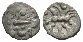 Celtic Iron Age Coins - Dobunni - Cotswold Eagle Unit
1st century AD. Obv: profile bust right. Rev: horse left with 'flower' below. Cf. ABC 2018 for ...