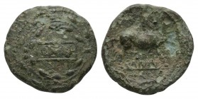 Celtic Iron Age Coins - Catuvellauni - Cunobelin - Stepping Horse Unit
1st century AD. Obv: CVNO in tablet within wreath. Rev: horse stepping right w...
