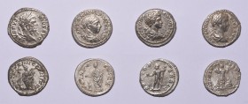 Ancient Roman Imperial Coins - Severan Denarii Group [4]
3rd century AD. Group of four Severan denari. 11.9 grams total [4]
Very fine.
Estimate: GB...