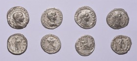 Ancient Roman Imperial Coins - Severan Denarii Group [4]
3rd century AD. Group of four Severan denarii. 10.62 grams total. [4]
Very fine.
Estimate:...