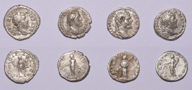 Ancient Roman Imperial Coins - Antoninus Pius to Septimius Severus - Denarii [4]
2nd century AD. Group comprising denarii of: Antoninus Pius; Septimi...