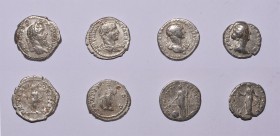 Ancient Roman Imperial Coins - Severan and Earlier Denarii Group [4]
2nd-3rd century AD. Group of four denarii including Trajan and Faustina I. 13.60...