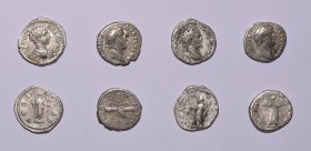 Ancient Roman Imperial Coins - Severan and Earlier Denarii Group [4]
2nd-3rd century AD. Group of four denarii including Hadrian. 12.47 grams total. ...