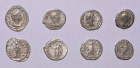 Ancient Roman Imperial Coins - Severan and Earlier Denarii Group [4]
2nd-3rd century AD. Group of four denarii including Trajan. 10.68 grams total. [...
