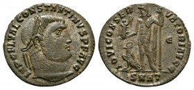 Ancient Roman Imperial Coins - Constantine I (the Great) - Jupiter Follis
313-314 AD. Heraclea mint. Obv: IMP C FL VAL CONSTANTINVS P G AVG legend wi...