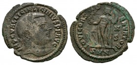 Ancient Roman Empire Coins - Licinius - Jupiter Follis
313-317 AD. Nicomedia mint. Obv: IMP C VAL LICIN LICINIVS P F AVG legend with laureate bust ri...