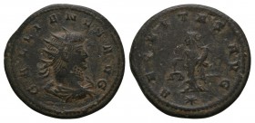 Ancient Roman Imperial Coins - Gallienus - Aequitas Antoninianus
264 AD. Antioch mint. Obv: GALLIENVS AVG legend with radiate, draped and cuirassed b...