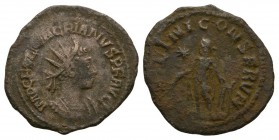 Ancient Roman Imperial Coins - Macrian - Jupiter Antoninianus
Summer 260-summer 261 AD. Emesa mint, cruder style type. Obv: IMP C FVL MACRIANVS P F A...