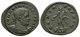 Ancient Roman Imperial Coins - Maximian - London - Genius Follis
307 AD. Second reign, London mint. Obv: D N MAXIMIANO P F S AVG legend with laureate...