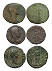 Ancient Roman Imperial Coins - Antoninus Pius and Caracalla - Ases and Sestertius [3]
2nd-3rd century AD. Group comprising: Antoninus Pius, as; Carac...