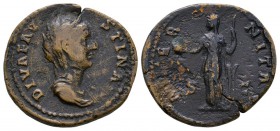 Ancient Roman Imperial Coins - Faustina I - Fortuna As
After 147 AD. Rome mint. Obv: DIVA FAVSTINA legend with draped bust right. Rev: AETERNITAS leg...