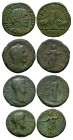 Ancient Roman Imperial Coins - Hadrian to Philip I - Bronzes [4]
2nd-3rd century AD. Group comprising: Hadrian, as; Philip I, sestertius; with two un...