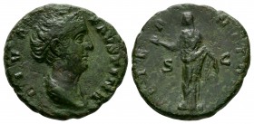 Ancient Roman Imperial Coins - Faustina I - Aeternitas As
After 146 AD. Wife of Antoninus Pius, Rome mint. Obv: DIVA FAVSTINA legend with draped bust...