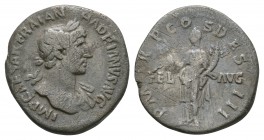 Ancient Roman Imperial Coins - Hadrian - Felicitas Denarius
118 AD. Rome mint. Obv: IMP CAESAR TRAIAN HADRIANVS AVG legend with laureate head right, ...