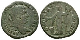 Ancient Roman Provincial Coins - Caracalla - Thrace - 4 Assaria
198-217 AD. Serdica mint. Obv: AYT K M AYRH CEYH ANTWNEINOC legend with radiate head ...