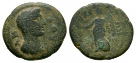 Ancient Roman Provincial Coins - Caria - Semi-Automonus - Nike Bronze
238-268 AD. Semi-autonomous issue, Antioch mint. Obv: BOYLH, draped bust of Bou...