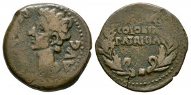 Ancient Roman Provincial Coins - Augustus - Spain - Colonia Patricia - Wreath As
1st century AD. Colonia Patricia. Obv: bare head left. Rev: COLONIA ...