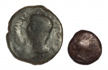 Ancient Roman Provincial Coins - Augustus - Spain - Cordova - Semis and Sestertius [2]
1st century AD. Group comprising: semis of Lucius and sesterti...
