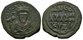 Ancient Byzantine Coins - Phocas - Portrait 40 Nummi
605-606 AD. Cyzicus mint, dated year 4. Obv: D N FOCAS P?RP AVG legend with crowned bust facing,...