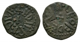 Anglo-Saxon Coins - Northumbia - Aethelred II - Leofdegn - Styca
841-844 AD. First reign. Obv: small cross with +EDILREDRE legend. Rev: small cross w...