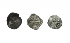 English Medieval Coins - Henry II - Tealby Pennies [3]
1158-1180 AD. Group of three Tealby pennies; one probably London mint, the other two uncertain...