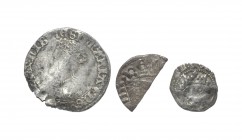 English Medieval Coins- Henry III to Mary - Mixed Issues [3]
13th-16th century AD. Group comprising: Henry II, long cross cut halfpenny(class V, Nico...