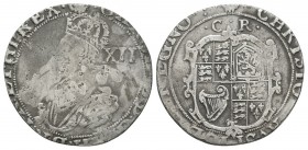 English Stuart Coins - Charles I - Tower - Shilling
1631-1632 AD. Group C, type 2a. Obv: profile bust with XII behind and CAROLVS D G MAG BRI FRA ET ...