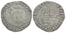 English Tudor Coins - Edward VI (in name of Henry VIII) - Posthumous Facing Bust Groat
1547-1551 AD. Obv: facing bust with HENRIC 8 D G AGL FRA Z HIB...