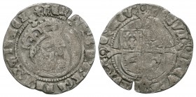 English Tudor Coins - Edward VI (in name of Henry VIII) - Groat
1547-1551 AD. Bust 4. Obv: three-quarter facing bust with HENRIC 8 D G AGL FRA Z HIB ...