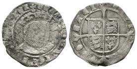 English Tudor Coins - Edward VI (in name of Henry VIII) - York - Facing Bust Groat
1547-1551 AD. Bust 6. Obv: facing bust with HENRIC 8 D G AGL FRA Z...
