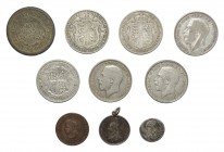 English Milled Coins - Charles II to George V - 1679-1930 - Mixed Coin Group [10]
Dated 1679-1930 AD. Group comprising: Charles II, groat (1679); Vic...