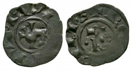 World Coins - Sicily - Manfred von Hohenstaufen - Denaro
1258-1266 AD. Messina mint. Obv: S over cross with [MANFRID] legend. Rev: R monogram with RE...