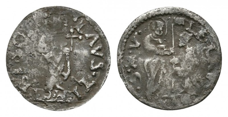 World Coins - Venice - Leonardo Loredan - Soldino
1501-1521 AD. Obv: St Mark st...