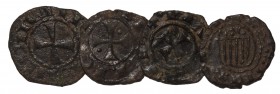 World Coins - Crusader Issues - Base Deniers [4]
12th-14th century AD. Group comprising: mixed issues and types. 3.11 grams total. [4, No Reserve]
F...