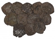 World Coins - Crusader Issues - Base Deniers [12]
12th-14th century AD. Group comprising: mixed issues and types. 8.06 grams total. [12, No Reserve]...