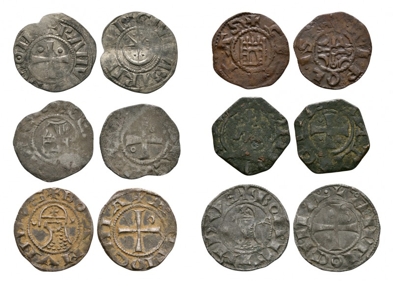 World Coins - Crusader Issues - Denier Group [6]
12th-13th century AD. Group co...