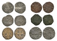 World Coins - Crusader Issues - Denier Group [6]
12th-13th century AD. Group comprising deniers of: Acre; Antioch, Bohemund (3); Tripoli, Raymond (2"...