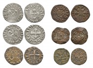 World Coins - Crusader Issues - Denier Group [6]
12th-13th century AD. Group comprising deniers of: Antioch, Bohemund V; Tripoli, Raymond III (3); Va...
