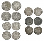 World Coins - Crusader Issues - Antioch and Valence Deniers [7]
12th-13th century AD. Group comprising: Antioch, deniers, Bohemond III (6); Valence, ...