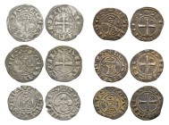 World Coins - Crusader Issues - Antioch and Valence Denier[6]
12th-13th century AD. Group comprising: Antioch, deniers, Bohemond III (5); Valence, de...
