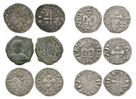 World Coins - Crusader Issues - Antioch and Valence Deniers [6]
12th-13th century AD. Group comprising: Antioch, deniers, Boihemoind III (3); Valence...