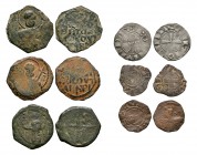 World Coins - Crusader Issues - Antioch and Other Bronzes [6]
12th-13th century AD. Group comprising: Antioch, bronzes, Tancred (3); denier, Bohemond...