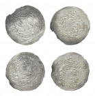 World Coins - Islamic - Rasulid - Lion Dirhams [2]
14th century AD. Al-Mahjam city. Obvs: stylised lion with inscription around. Revs: inscriptions a...
